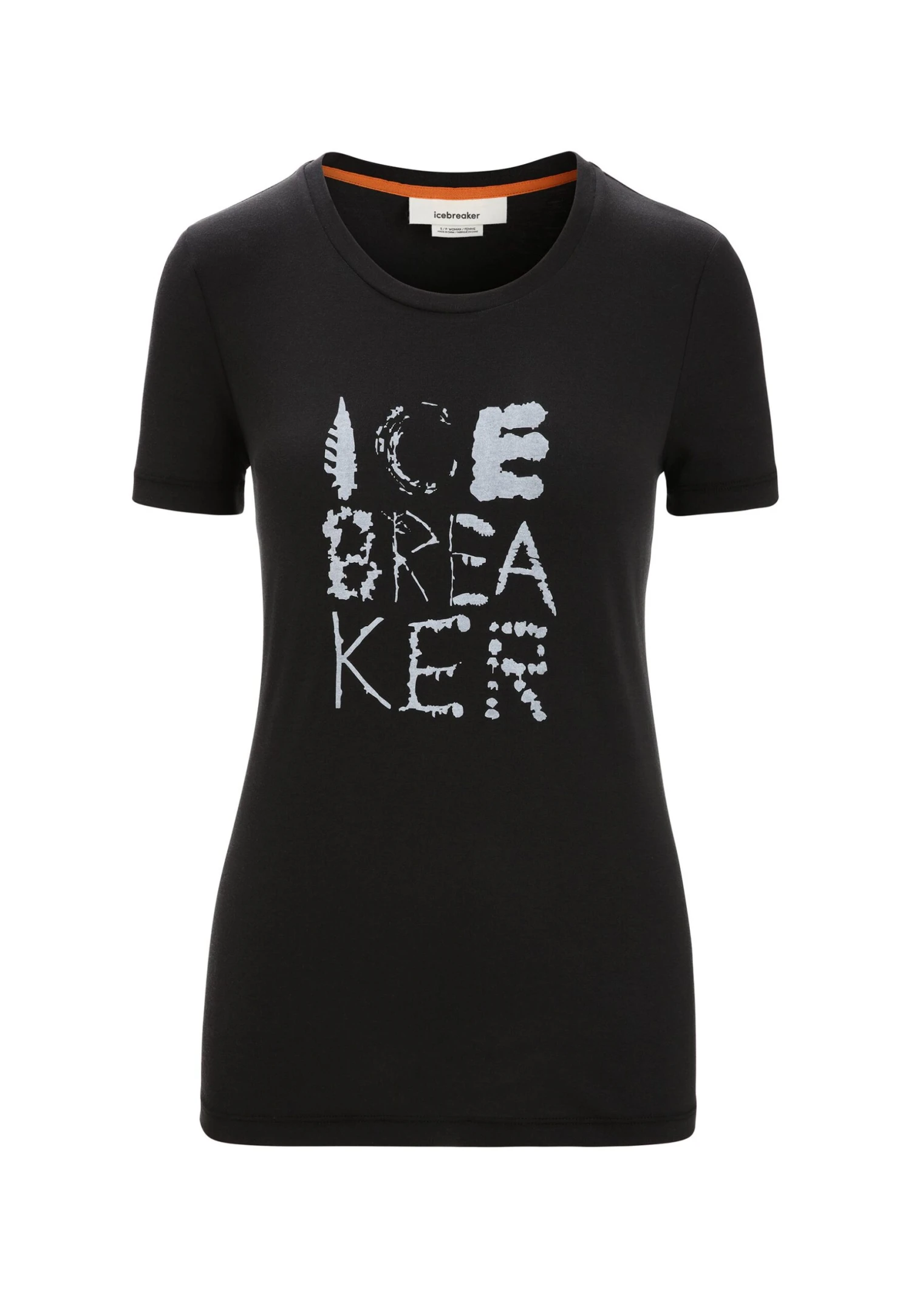 Icebreaker Natural Logo - T-Shirt Imprimé - Black 1 Icebreaker Natural Logo - T-Shirt Imprimé - Black