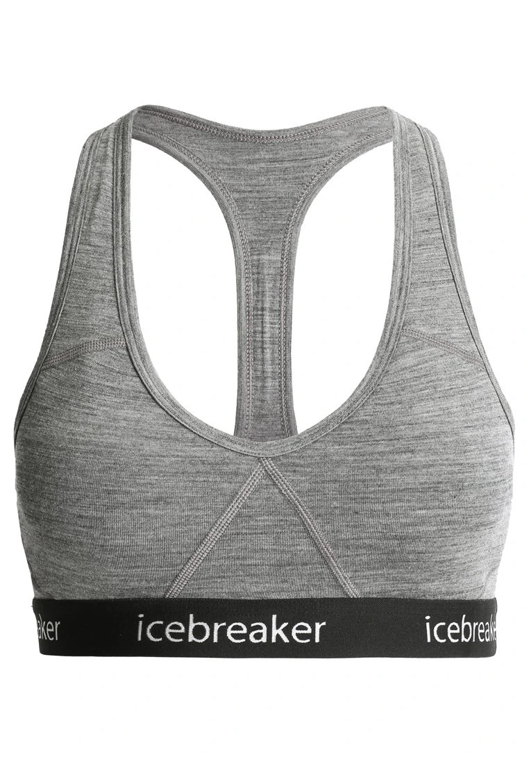 Icebreaker Merino Sprite Racerback Bra - Brassières De Sport À Maintien Léger - Gritstone Heather 6 Icebreaker Merino Sprite Racerback Bra - Brassières De Sport À Maintien Léger - Gritstone Heather – Image 6