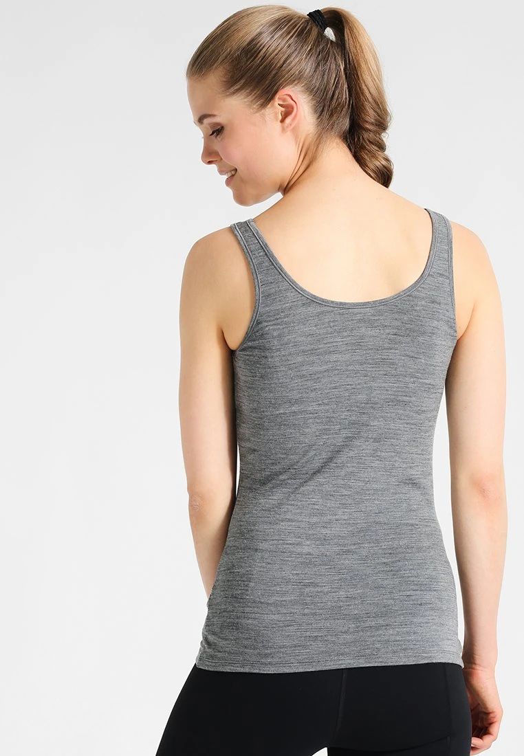 Icebreaker Merino Siren Tank - Caraco - Grey 3 Icebreaker Merino Siren Tank - Caraco - Grey – Image 3