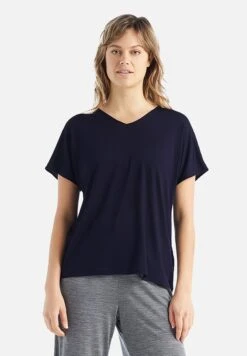 Icebreaker Merino Drayden Reversible - T-Shirt Basique - Midnight Navy