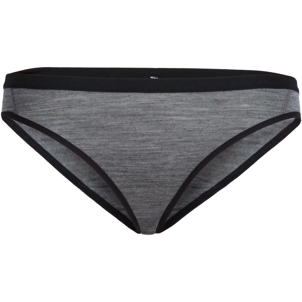 Icebreaker Slip Femme - Siren Bikini - Gritstone Heather/Black 1 Icebreaker Slip Femme - Siren Bikini - Gritstone Heather/Black