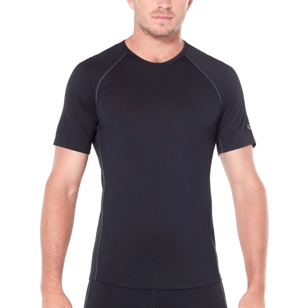 Icebreaker Maillot De Corps Homme - 150 Zone Crewe - Noir/Mineral 1 Icebreaker Maillot De Corps Homme - 150 Zone Crewe - Noir/Mineral