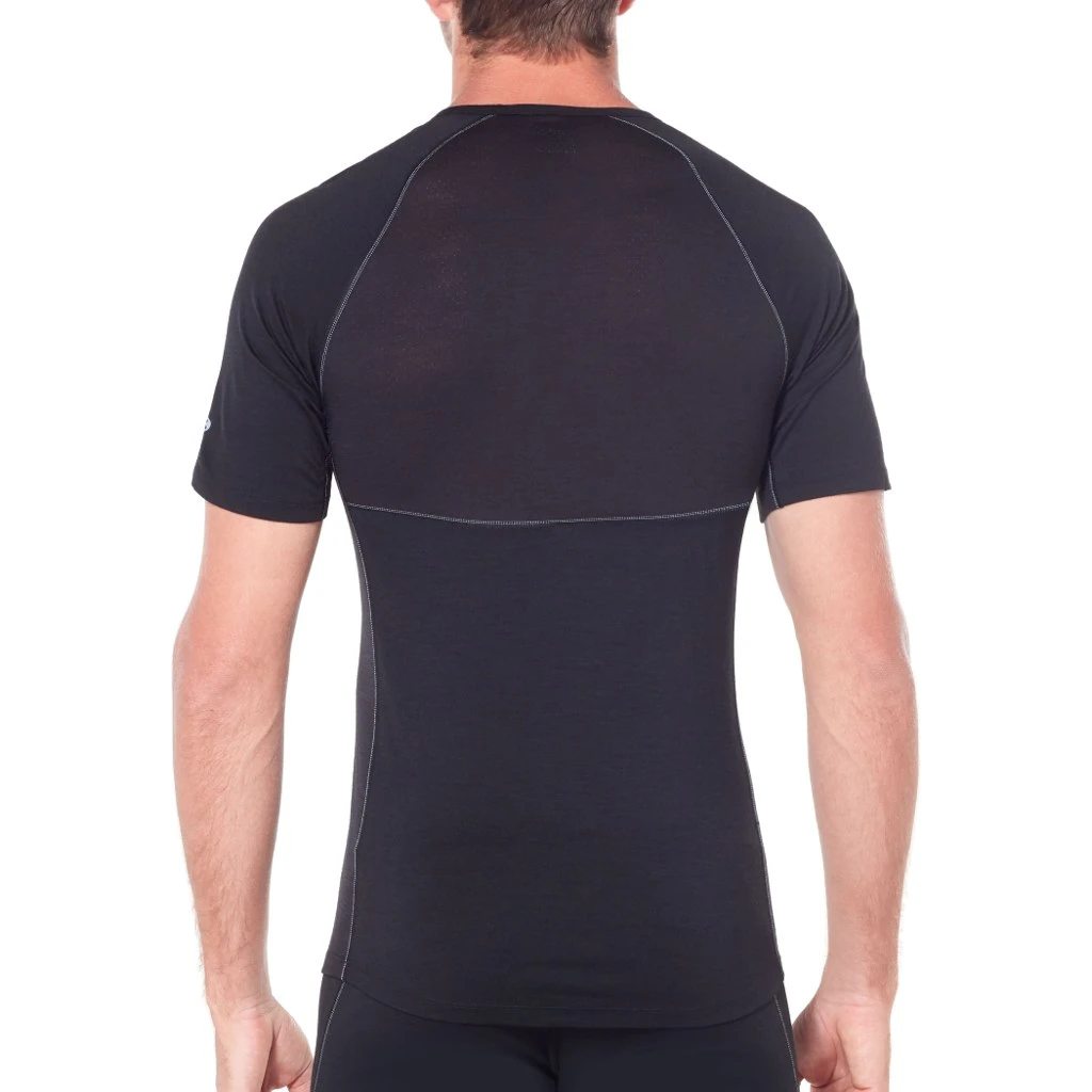 Icebreaker Maillot De Corps Homme - 150 Zone Crewe - Noir/Mineral 2 Icebreaker Maillot De Corps Homme - 150 Zone Crewe - Noir/Mineral – Image 2