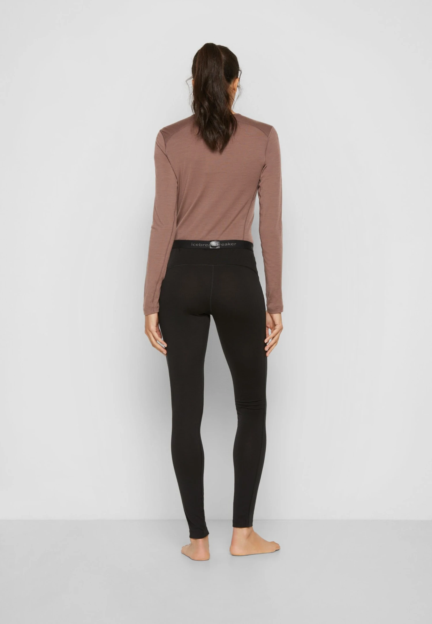 Icebreaker Merino 200 Oasis Thermo Leggings - Caleçon Long - Black 3 Icebreaker Merino 200 Oasis Thermo Leggings - Caleçon Long - Black – Image 3