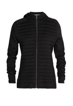 Icebreaker Merino Zoneknit Ls Zip Hoodie - Veste Mi-Saison - Black