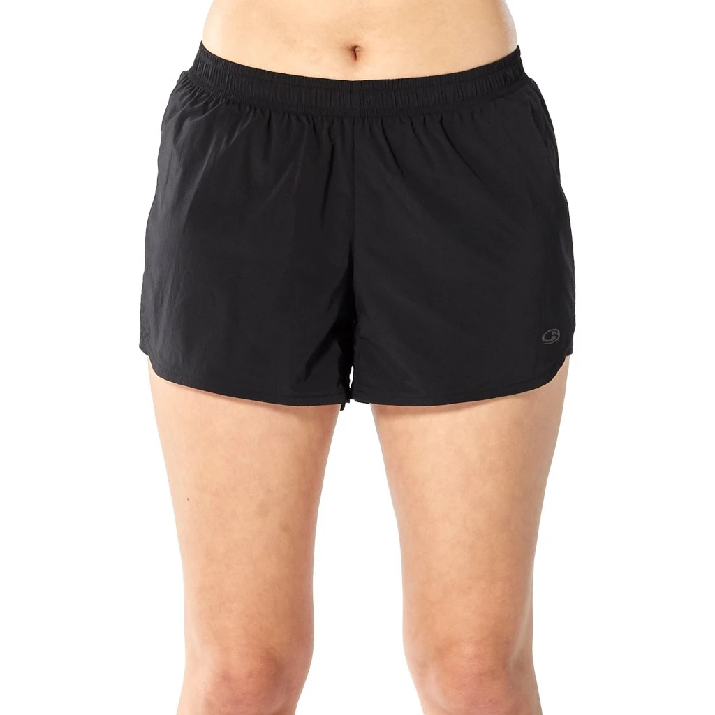 Icebreaker Short De Course Femme - Impulse - Noir 1 Icebreaker Short De Course Femme - Impulse - Noir