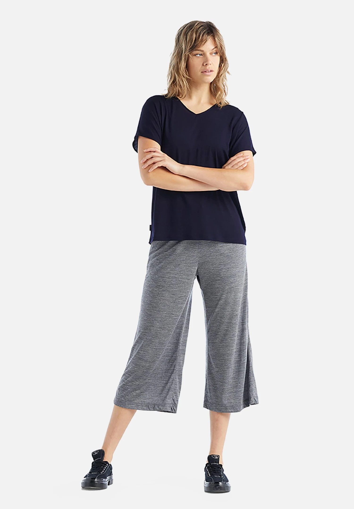 Icebreaker Merino Drayden Reversible - T-Shirt Basique - Midnight Navy 2 Icebreaker Merino Drayden Reversible - T-Shirt Basique - Midnight Navy – Image 2