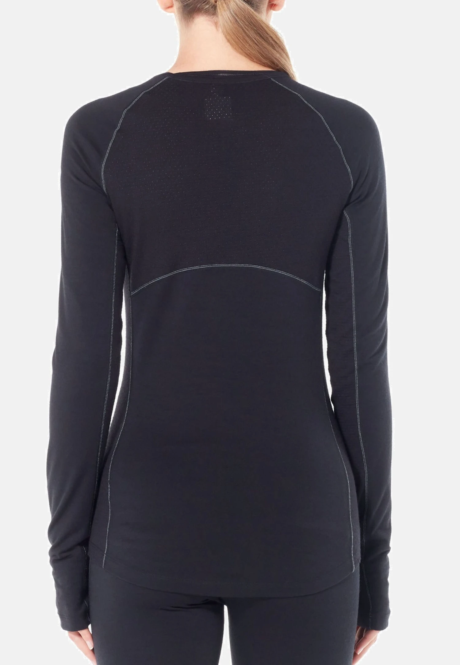 Icebreaker Merino 200 Zone Ls Crewe - T-Shirt À Manches Longues - Black 3 Icebreaker Merino 200 Zone Ls Crewe - T-Shirt À Manches Longues - Black – Image 3