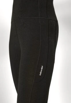 Icebreaker Women Fastray High Rise - Collants - Black -Icebreaker 5caa2b1452e14610b0cccca518bd707d
