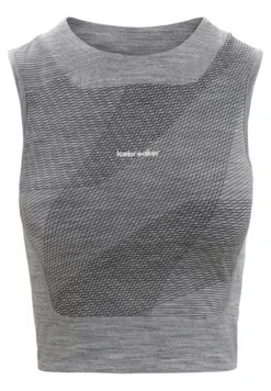 Icebreaker Geodetic - Brassières De Sport À Maintien Léger - Grey