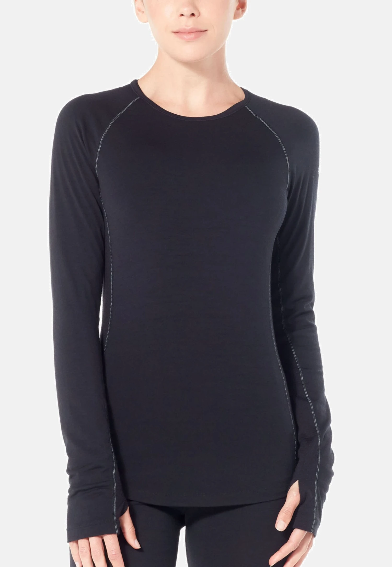 Icebreaker Merino 200 Zone Ls Crewe - T-Shirt À Manches Longues - Black 1 Icebreaker Merino 200 Zone Ls Crewe - T-Shirt À Manches Longues - Black