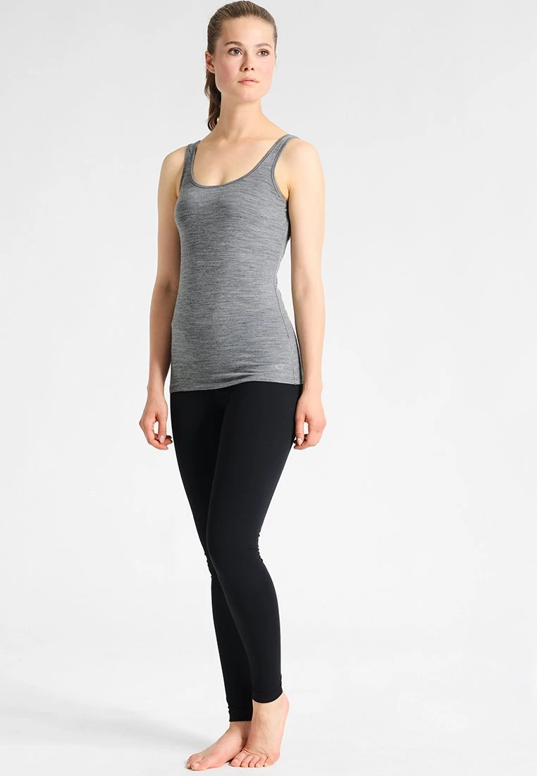 Icebreaker Merino Siren Tank - Caraco - Grey 2 Icebreaker Merino Siren Tank - Caraco - Grey – Image 2