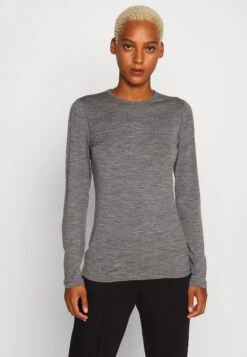 Icebreaker Crewe - Caraco - Gritstone Heather