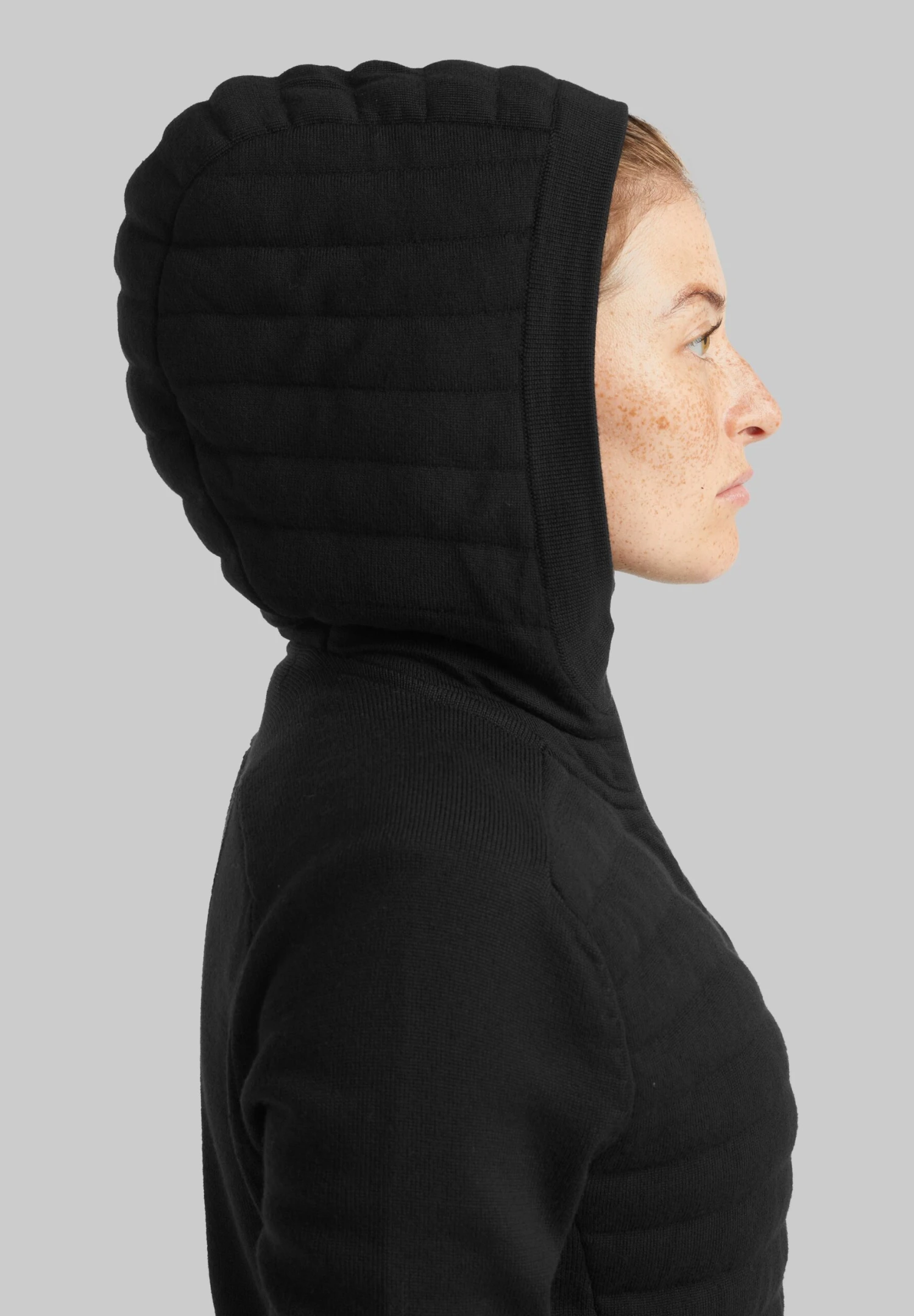 Icebreaker Merino Zoneknit Ls Zip Hoodie - Veste Mi-Saison - Black 4 Icebreaker Merino Zoneknit Ls Zip Hoodie - Veste Mi-Saison - Black – Image 4