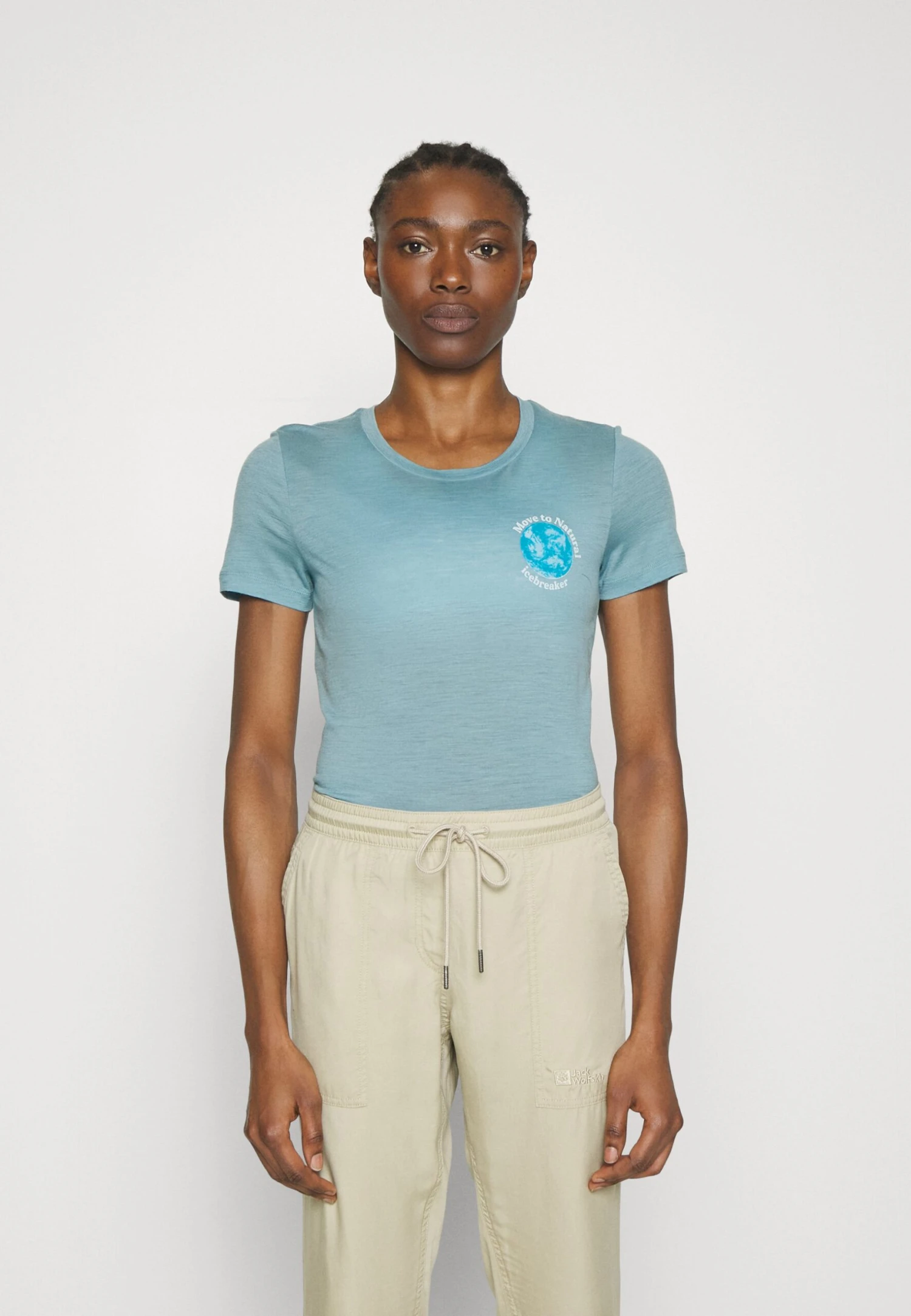 Icebreaker Tech Lite Earth - T-Shirt Imprimé - Astral Blue 1 Icebreaker Tech Lite Earth - T-Shirt Imprimé - Astral Blue