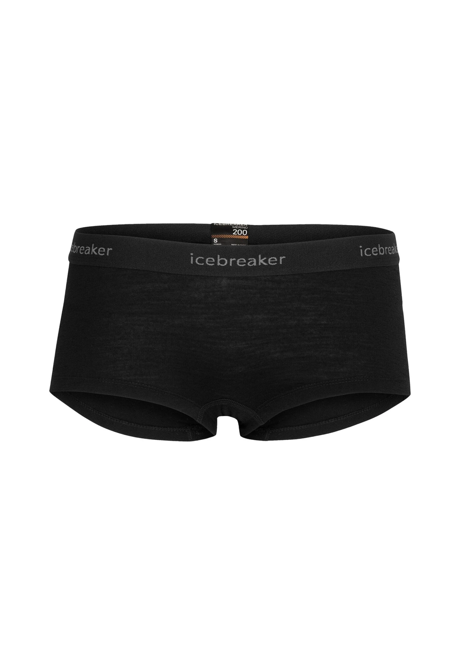Icebreaker Merino 200 Oasis Boy Shorts - Shorty - Black 1 Icebreaker Merino 200 Oasis Boy Shorts - Shorty - Black
