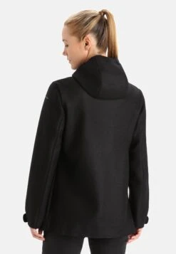 Icebreaker Merino Felted Hooded Jacket - Veste De Survêtement - Black 11 Icebreaker Merino Felted Hooded Jacket - Veste De Survêtement - Black -Icebreaker c12964a6522340fd8a653b045e1e9b3c