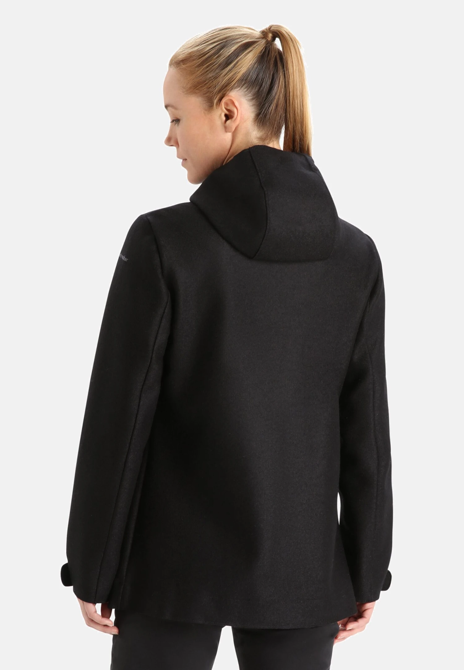 Icebreaker Merino Felted Hooded Jacket - Veste De Survêtement - Black 3 Icebreaker Merino Felted Hooded Jacket - Veste De Survêtement - Black – Image 3