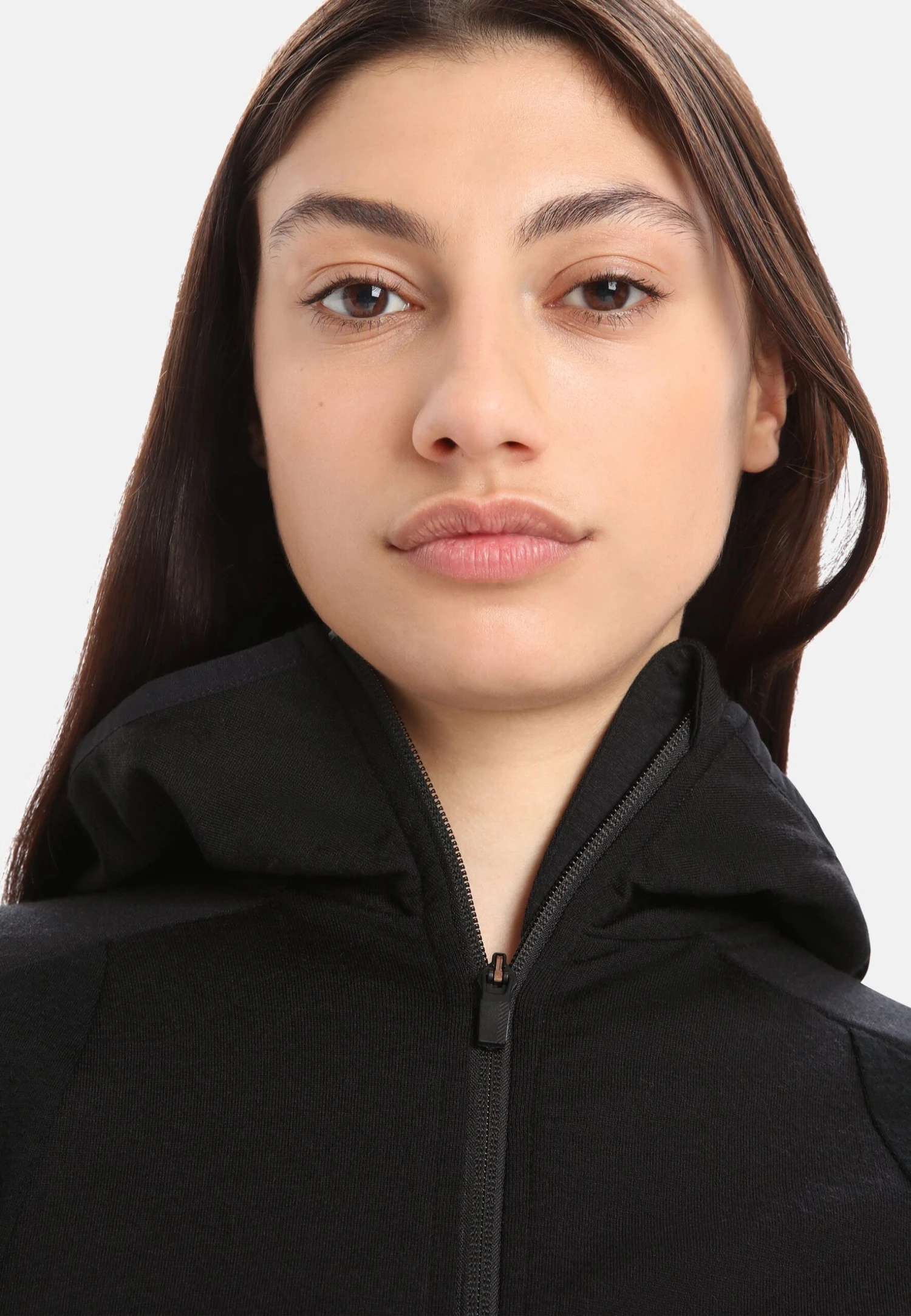 Icebreaker Merino Quantum Zoneknit™ Ls - Sweat Zippé - Black 9 Icebreaker Merino Quantum Zoneknit™ Ls - Sweat Zippé - Black – Image 9