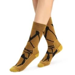 Icebreaker Des Chaussettes Hike+ Medium Crew Fractured Landscapes -Icebreaker icebreaker des chaussettes hike medium crew fractured landscapes 2