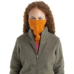 Icebreaker Écharpe Multifonctionnelle - Flexi Chute - Earth -Icebreaker icebreaker flexi chute multi functional cloth earth model 3 1498704