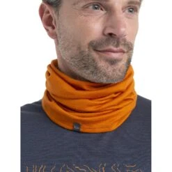 Icebreaker Écharpe Multifonctionnelle - Flexi Chute - Earth -Icebreaker icebreaker flexi chute multi functional cloth earth model 4 1498705