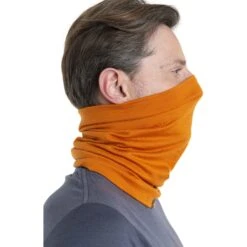 Icebreaker Écharpe Multifonctionnelle - Flexi Chute - Earth -Icebreaker icebreaker flexi chute multi functional cloth earth model 5 1498706