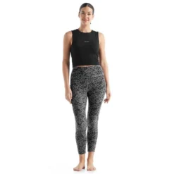 Icebreaker Legging Taille Haute En Mérinos Fastray Forest Shadow -Icebreaker icebreaker legging taille haute en merinos fastray forest shadow 7