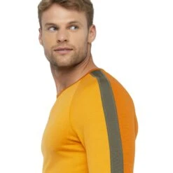 Icebreaker T-Shirt Manches Longues Homme - 200 Sonebula Crewe - Earth/Solar/Loden 11 Icebreaker T-Shirt Manches Longues Homme - 200 Sonebula Crewe - Earth/Solar/Loden -Icebreaker icebreaker mens 200 sonebula crewe long sleeve shirt earth solar loden 4 1536311