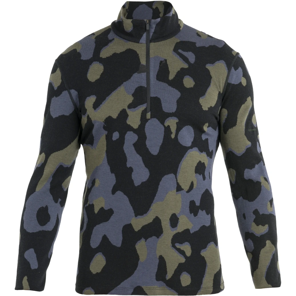 Icebreaker T-Shirt Manches Longues Homme - 260 Vertex Half Zip Natural Shades - Noir/Loden/Graphite 3 Icebreaker T-Shirt Manches Longues Homme - 260 Vertex Half Zip Natural Shades - Noir/Loden/Graphite â Image 3