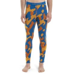 Icebreaker Collant Homme - 260 Vertex Natural Shades - Lazurite/Solar/Earth