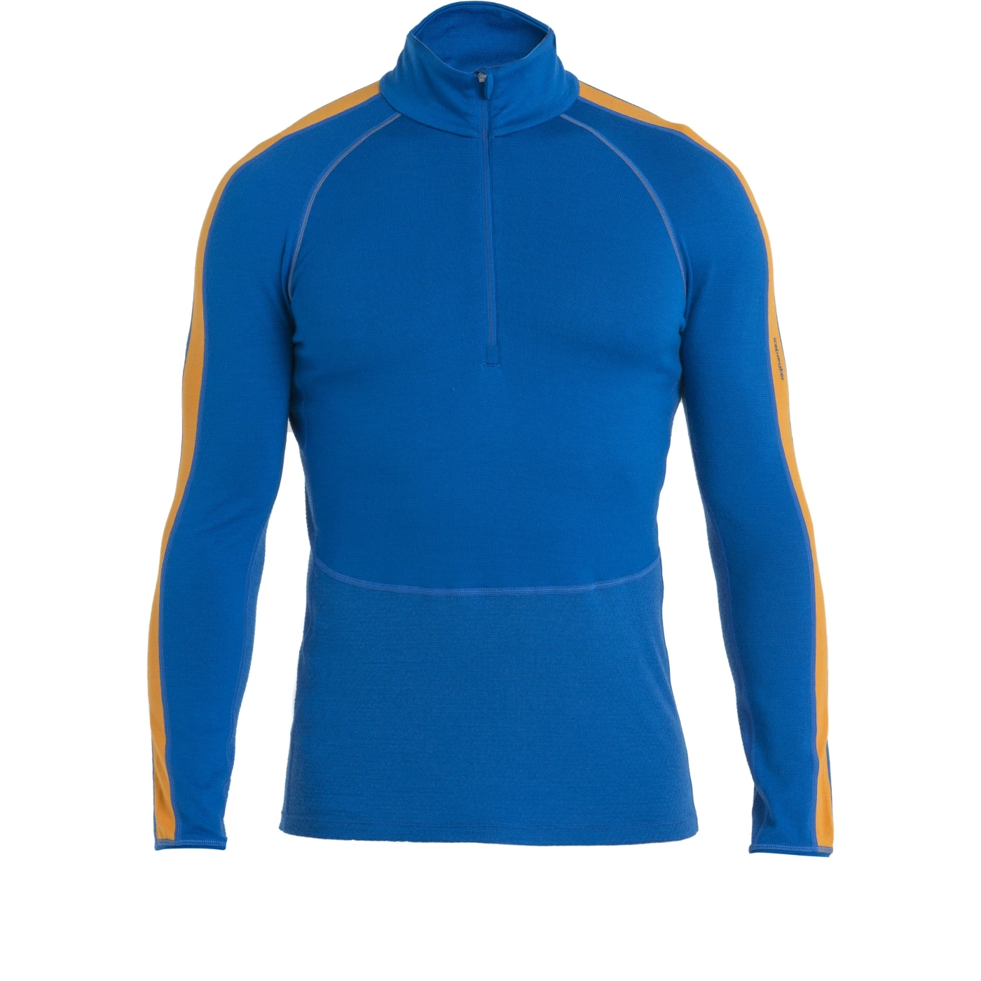 Icebreaker T-Shirt Manches Longues Homme - 260 ZoneKnit™ Half Zip - Lazurite/Solar 3 Icebreaker T-Shirt Manches Longues Homme - 260 ZoneKnit™ Half Zip - Lazurite/Solar – Image 3