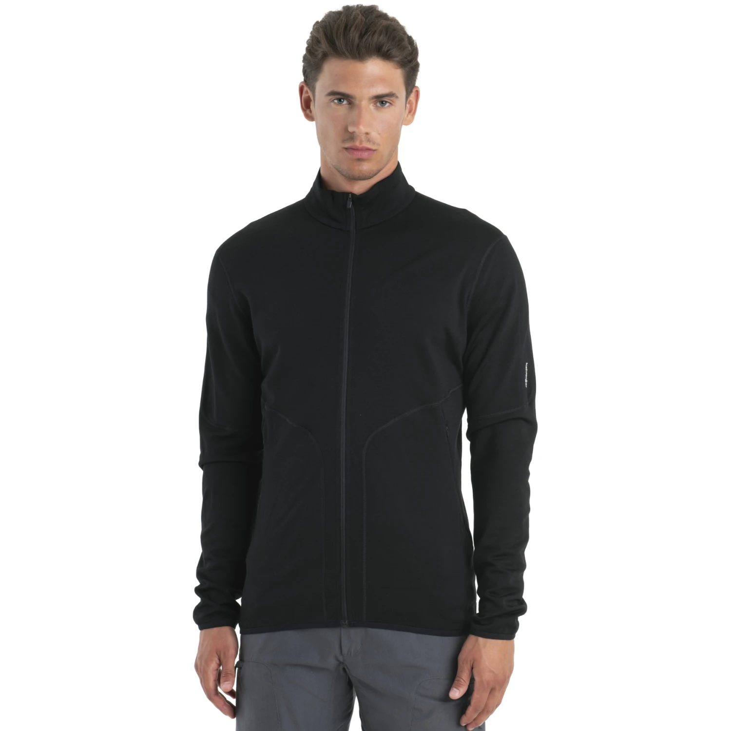 Icebreaker Veste Polaire Homme - 560 Realfleece™ Elemental II - Noir 1 Icebreaker Veste Polaire Homme - 560 Realfleece™ Elemental II - Noir