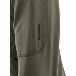 Icebreaker Veste Polaire à Capuche Homme - 560 Realfleece™ Elemental II - Loden -Icebreaker icebreaker mens 560 realfleece elemental ii long sleeve zip hood loden 4 1555500