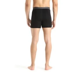 Icebreaker Boxer Homme - Anatomica - Noir -Icebreaker icebreaker mens anatomica boxers black 2 1457736