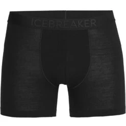 Icebreaker Boxer Homme - Anatomica Cool-Lite™ - Noir