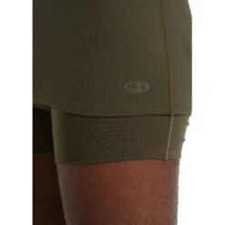 Icebreaker Maillot De Corps Homme - Anatomica Crewe - Loden -Icebreaker icebreaker mens anatomica crewe short sleeve shirt loden 6 1038489