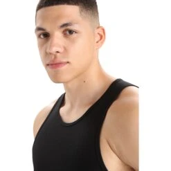 Icebreaker Débardeur Homme - Anatomica - Noir -Icebreaker icebreaker mens anatomica tank black monsoon 5 1457743