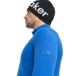 Icebreaker Veste Polaire Homme - Descender - Lazurite/Royal Navy -Icebreaker icebreaker mens descender long sleeve zip lazurite royal navy 5 1555100