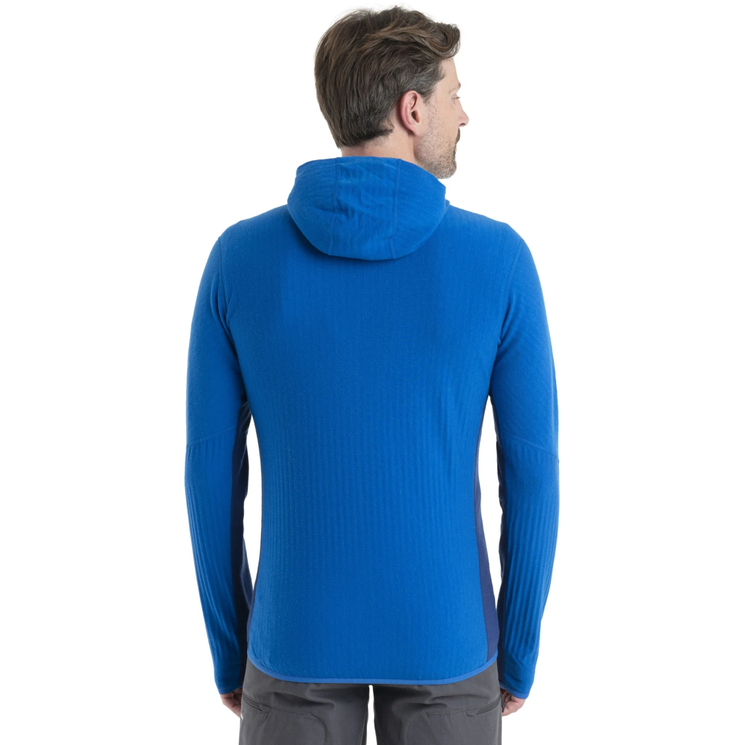 Icebreaker Veste Polaire à Capuche Homme - Descender - Lazurite/Royal Navy 2 Icebreaker Veste Polaire à Capuche Homme - Descender - Lazurite/Royal Navy – Image 2