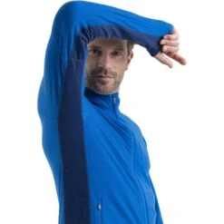 Icebreaker Veste Polaire à Capuche Homme - Descender - Lazurite/Royal Navy 19 Icebreaker Veste Polaire à Capuche Homme - Descender - Lazurite/Royal Navy -Icebreaker icebreaker mens descender zip hood long sleeve midlayer lazurite royal navy model 6 1498687