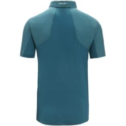 Icebreaker Chemise Homme - Hike - Green Glory -Icebreaker icebreaker mens hike short sleeve top green glory 2 1382642