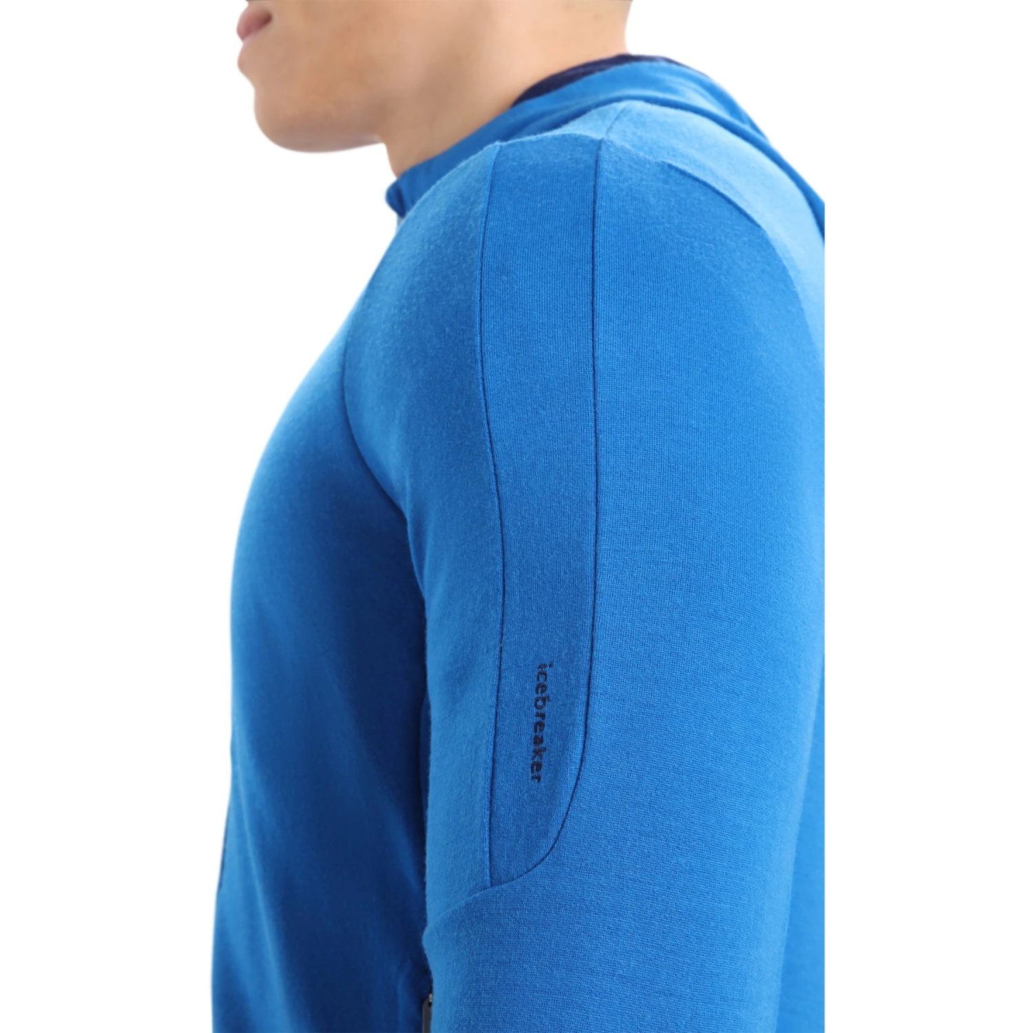 Icebreaker Veste à Capuche Couche Intermédiaire Homme - Quantum III - Lazurite/Royal Navy 7 Icebreaker Veste à Capuche Couche Intermédiaire Homme - Quantum III - Lazurite/Royal Navy – Image 7