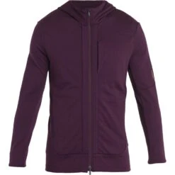 Icebreaker Veste à Capuche Couche Intermédiaire Homme - Quantum III - Nightshade 11 Icebreaker Veste à Capuche Couche Intermédiaire Homme - Quantum III - Nightshade -Icebreaker icebreaker mens quantum iii long sleeve zip hood midlayer nightshade 1 1487189