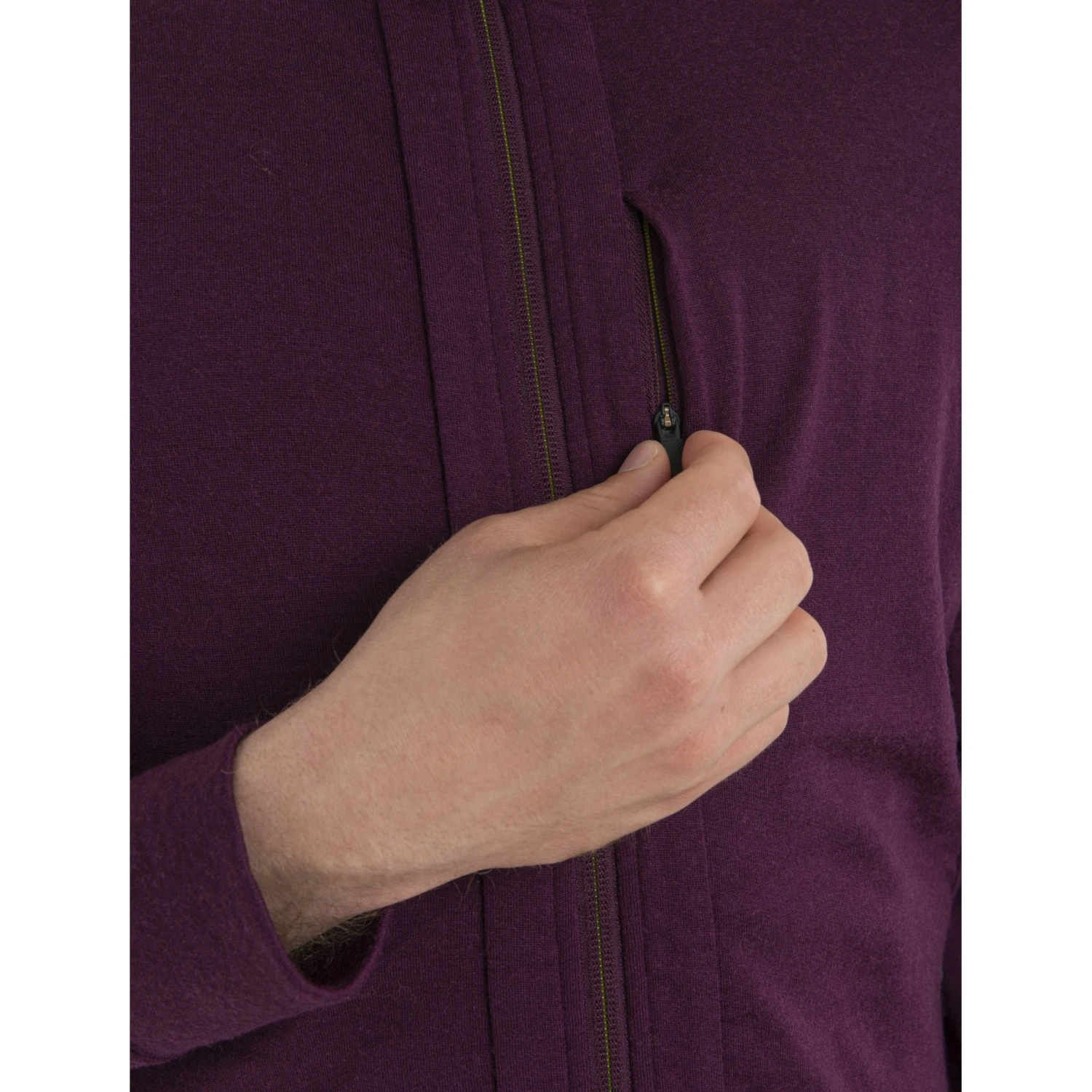 Icebreaker Veste à Capuche Couche Intermédiaire Homme - Quantum III - Nightshade 9 Icebreaker Veste à Capuche Couche Intermédiaire Homme - Quantum III - Nightshade – Image 9