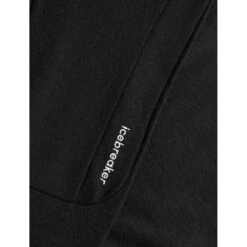 Icebreaker Veste Couche Intermédiaire Homme - Quantum III - Noir -Icebreaker icebreaker mens quantum iii long sleeve zip midlayer black 12 1143879