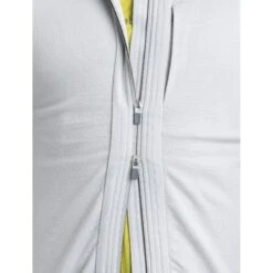 Icebreaker Veste Couche Intermédiaire Homme - Quantum III - Ether -Icebreaker icebreaker mens quantum iii long sleeve zip midlayer ether model 6 1498874