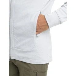 Icebreaker Veste Couche Intermédiaire Homme - Quantum III - Ether -Icebreaker icebreaker mens quantum iii long sleeve zip midlayer ether model 8 1498876