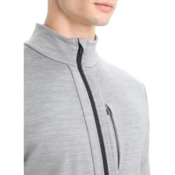 Icebreaker Veste Couche Intermédiaire Homme - Quantum III - Metro Hthr/Black 15 Icebreaker Veste Couche Intermédiaire Homme - Quantum III - Metro Hthr/Black -Icebreaker icebreaker mens quantum iii long sleeve zip midlayer metro hthr black 6 1381754