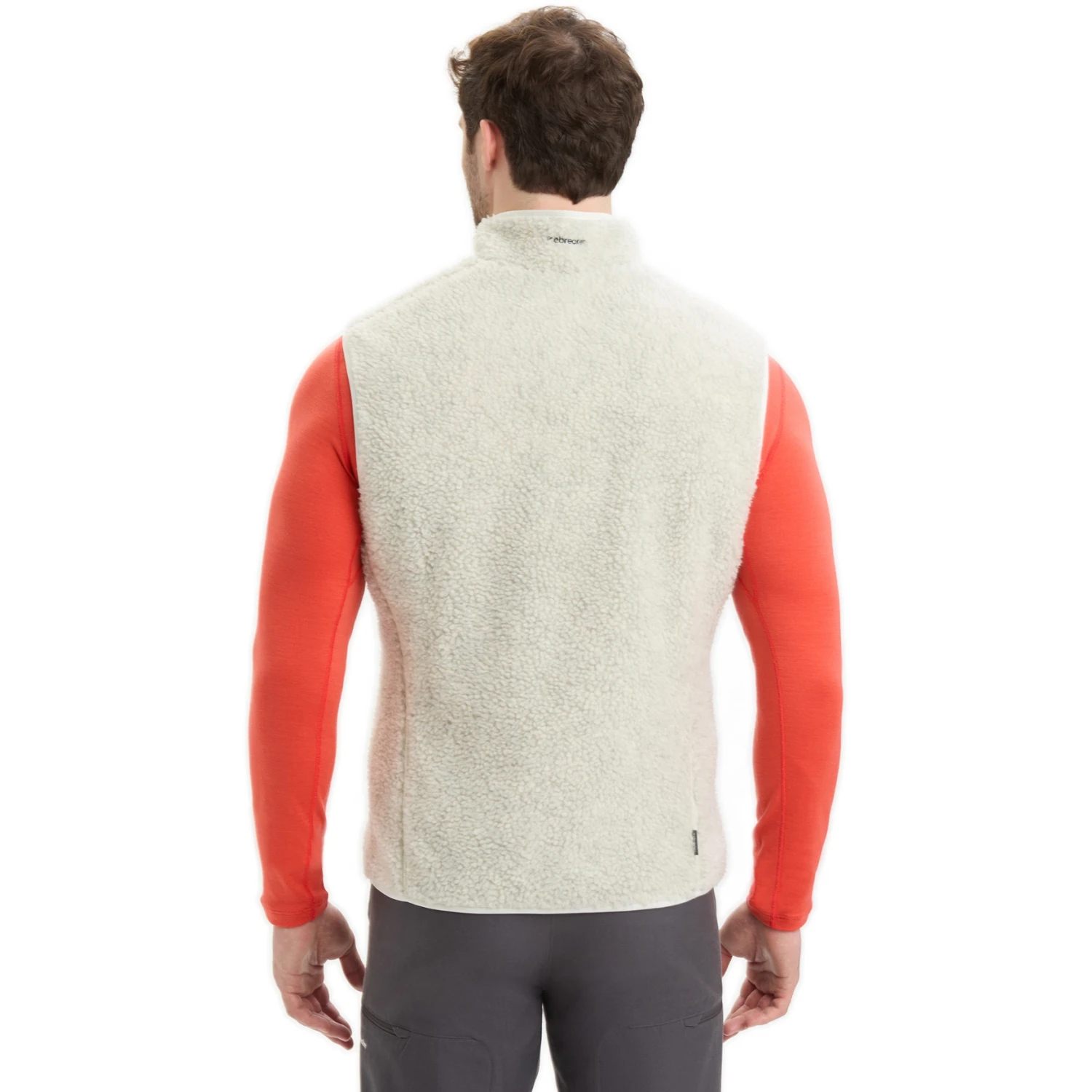 Icebreaker Veste Polaire Sans Manches Hommbe - RealFleece™ High Pile - Ecru HTHR/Snow 2 Icebreaker Veste Polaire Sans Manches Hommbe - RealFleece™ High Pile - Ecru HTHR/Snow – Image 2